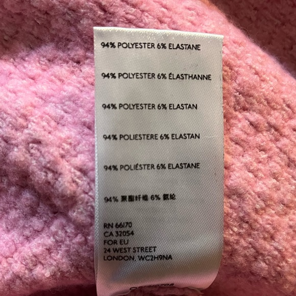 FREE PEOPLE Pink Knit Mini Skirt Sz XS - Picture 4 of 4